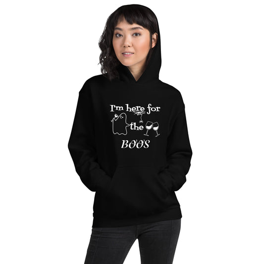 Here for the BOOS Unisex Hoodie