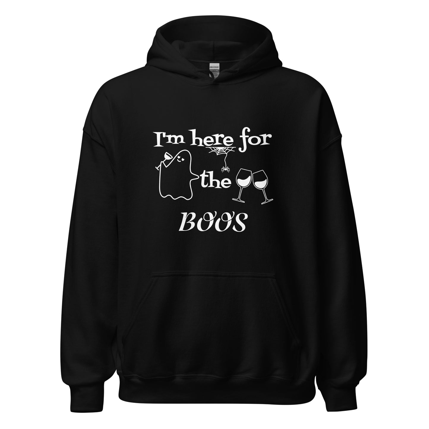 Here for the BOOS Unisex Hoodie